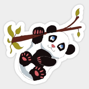 Pocket Panda Cute Panda Training Sticker